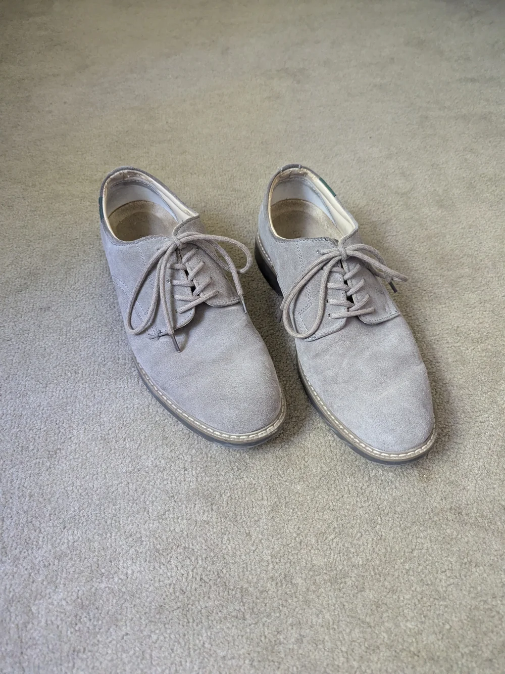G.H. Bass & Co. Men's Gray Suede Derby Shoes